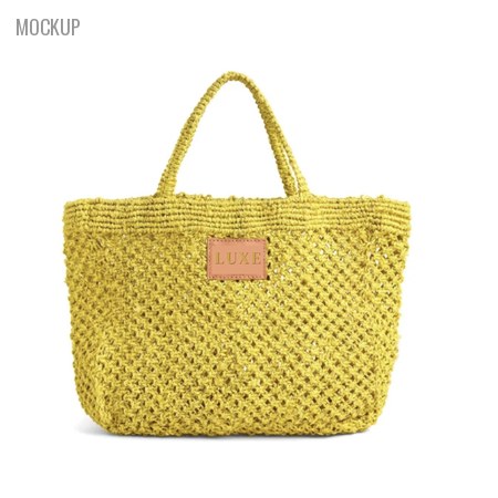 Petite Mercado in Ocre with a LUXE leather patch